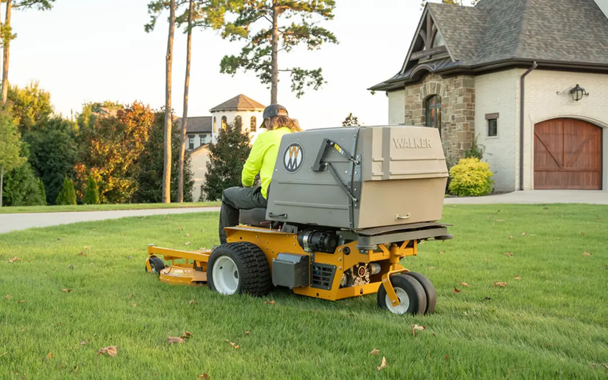 mowing the lawn in central arkansas
