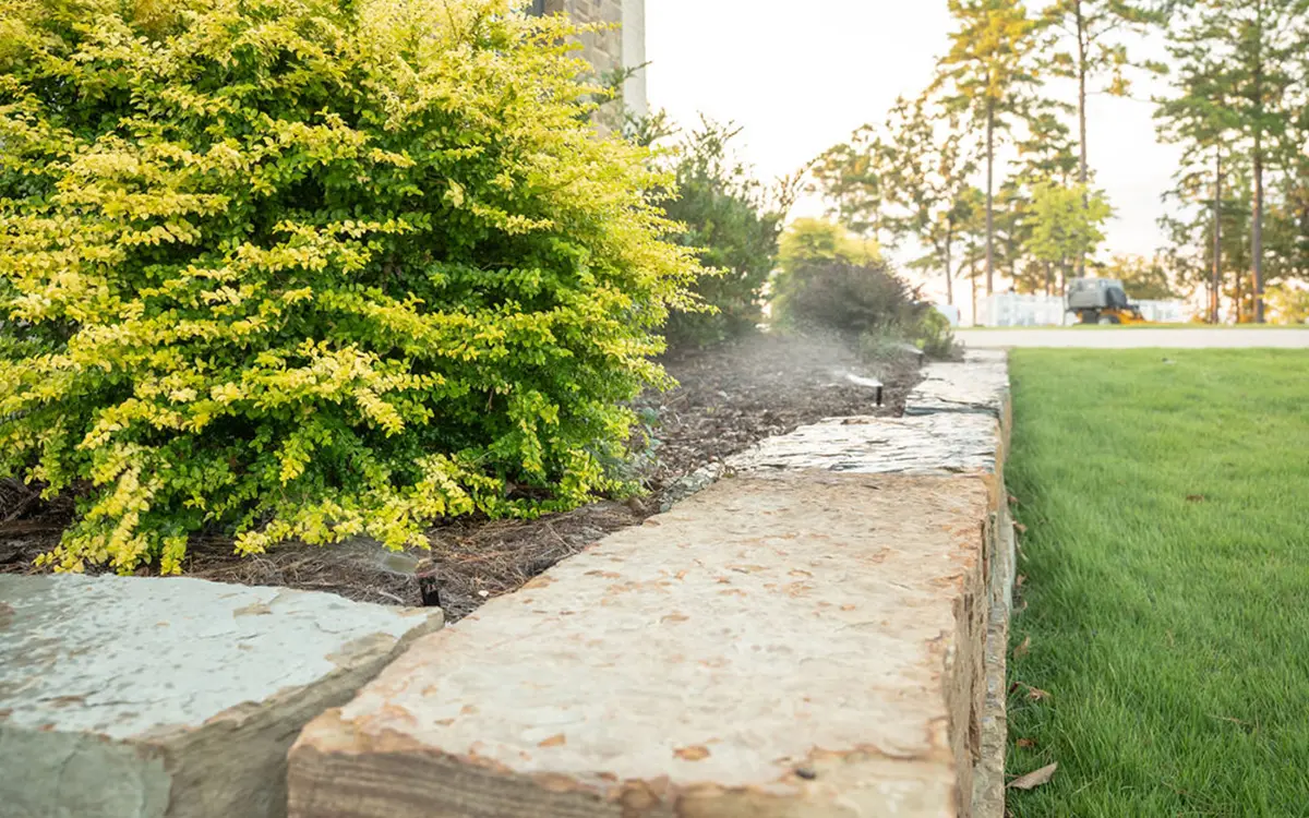 close up of sprinkler head